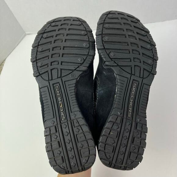 Skechers Relaxed Fit Bikers Londoner Women's Ankle Boots Black Suede Sz 8.5 - Picture 11 of 12